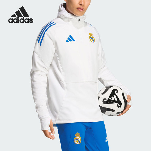 Adidas/阿迪达斯正品REAL EU WINTOP男士训练运动长袖KE1167