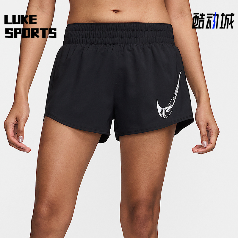 Nike/耐克正品Dri-FIT女士运动跑步训练经典透气短裤FV6365-010