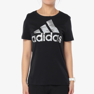 T恤 Adidas 系列休闲运动圆领短袖 女子经典 CD1952 阿迪达斯正品