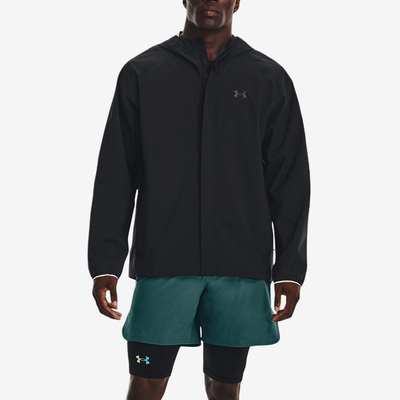 UA/安德玛正品2025新款男士宽松户外休闲梭织夹克外套1376066-003