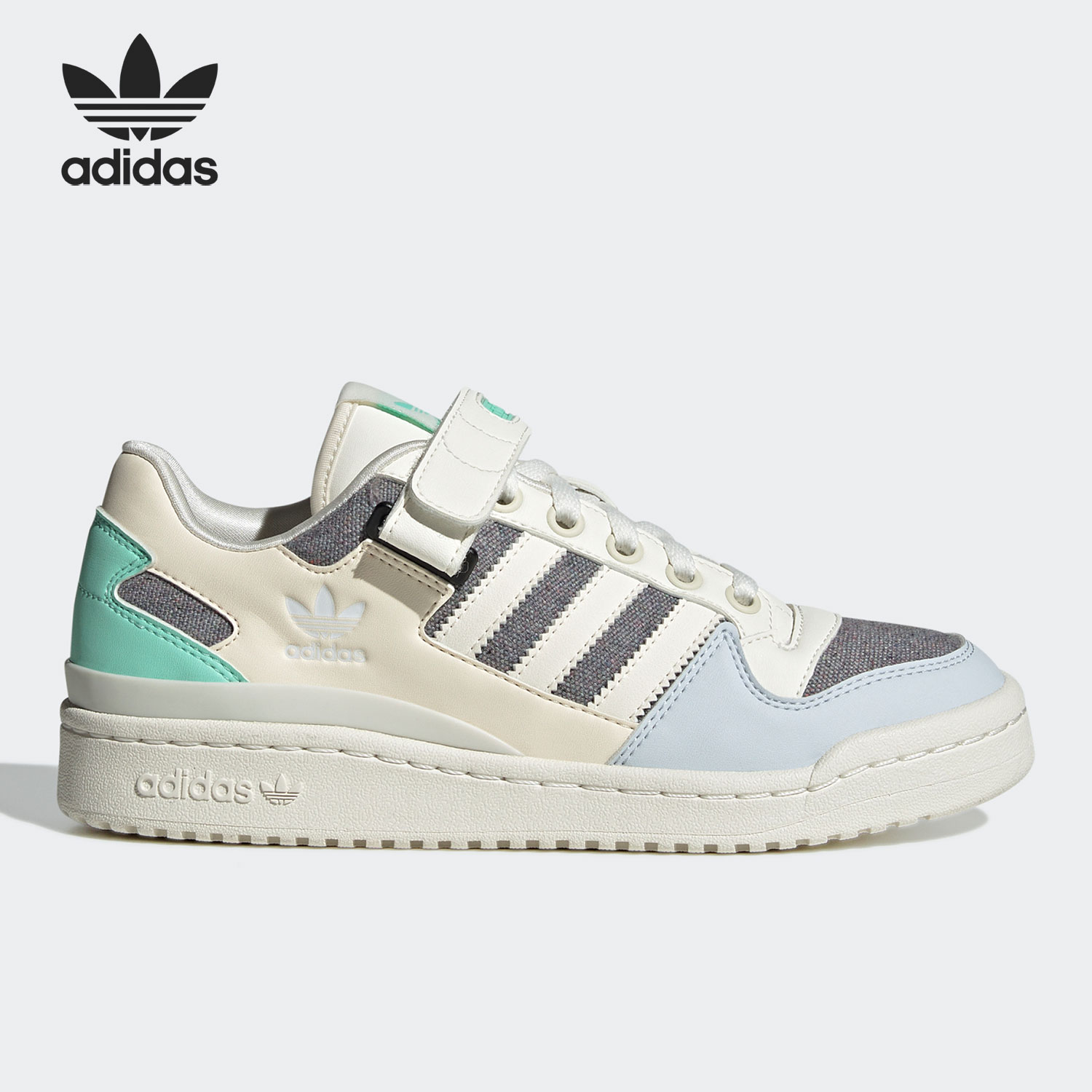 Adidas/阿迪达斯正品三叶草休闲女子Forum低帮运动鞋 GZ4406
