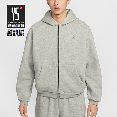 Nike/耐克正品2025冬季款男士日常连帽印花篮球外套IO3690-063