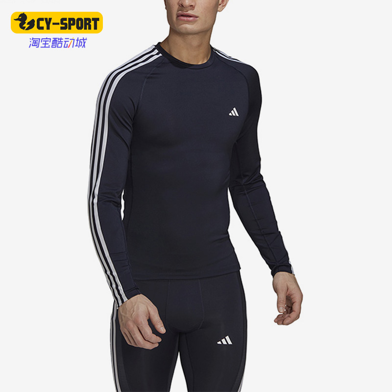 阿迪达斯正品长袖男子T恤