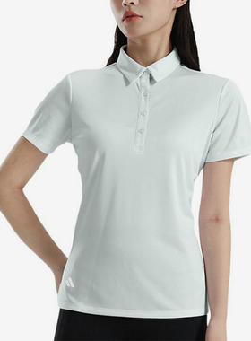 Adidas/阿迪达斯正品夏季女士透气柔软修身训练短袖POLO衫JC9237