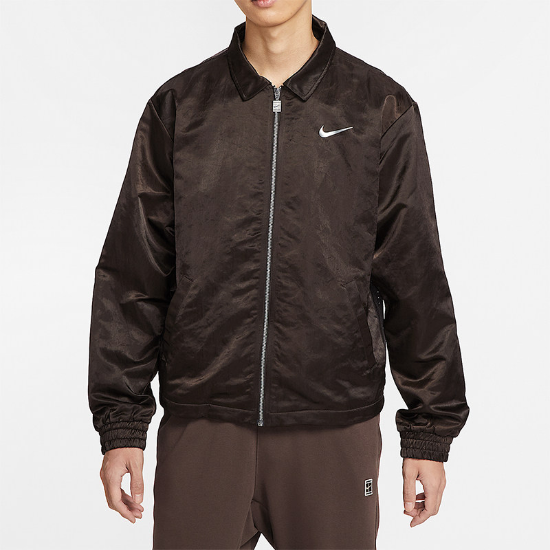 Nike/耐克正品Court Slam男士翻领网球梭织运动外套IH2295-220