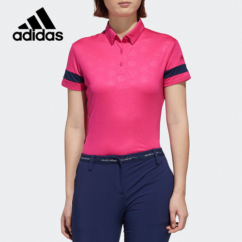 阿迪达斯女子正品运动短袖POLO衫清仓特价FJ2438