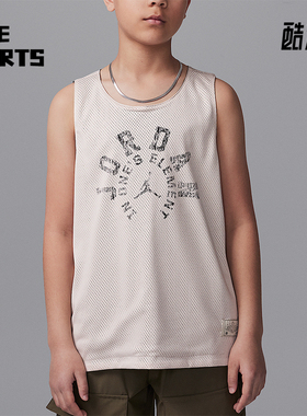 Nike/耐克正品JORDAN大童双面穿无袖运动经典透气背心II3172-140