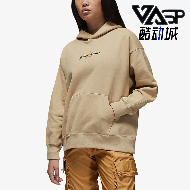 耐克女士简约印花休闲连帽卫衣