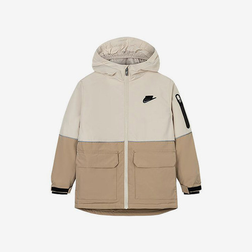 Nike/耐克正品新款大童户外保暖运动连帽拉链棉服NY2442024GS-003