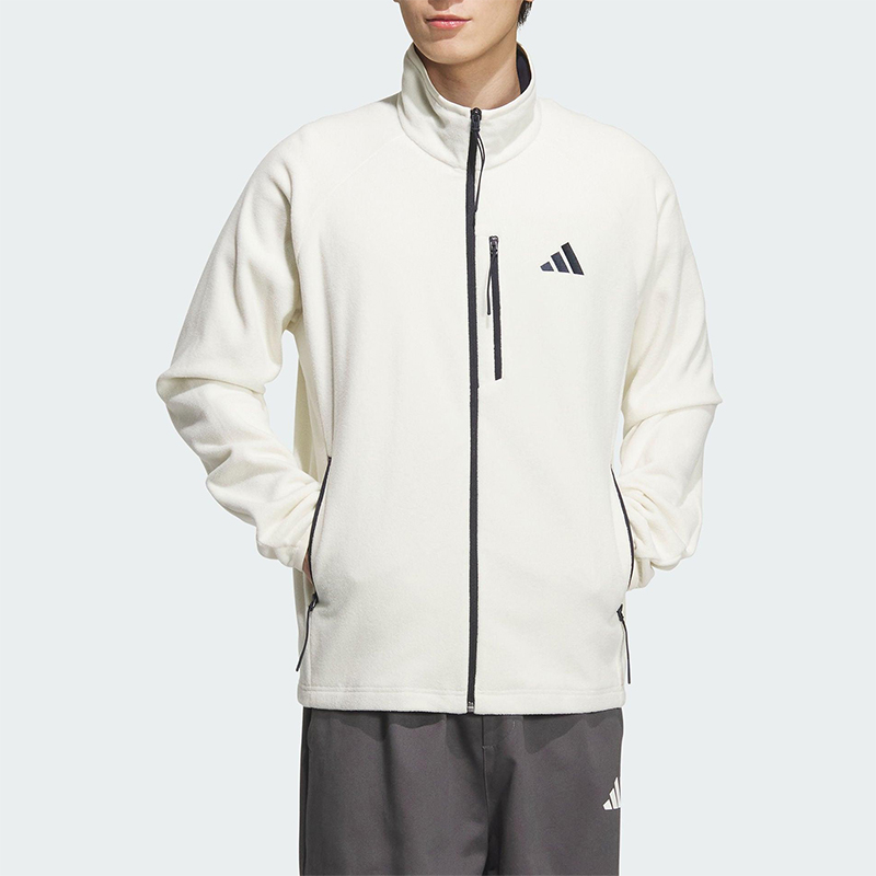 Adidas/阿迪达斯正品FLEECE JACKET男女休闲抓绒运动外套KH1804