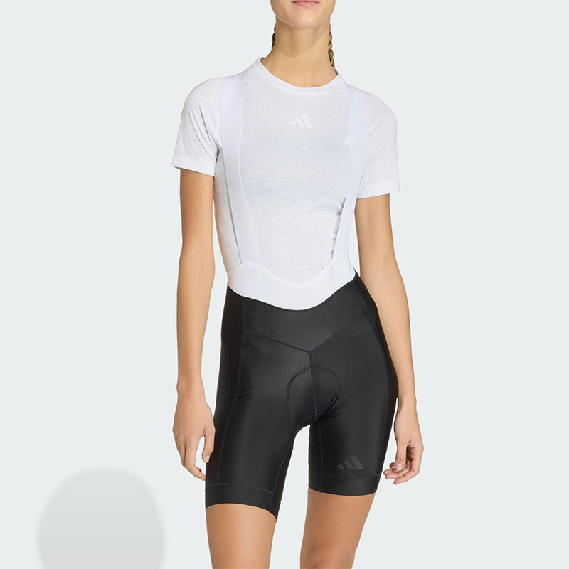 Adidas/阿迪达斯正品夏季女士休闲骑行紧身运动背带短裤JY7609