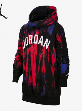 Nike/耐克正品Jordan冬春季新款大童套头连帽卫衣 DV9558-432
