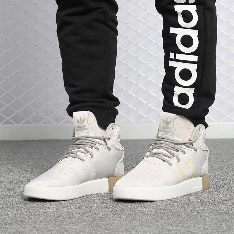 Adidas/阿迪达斯正品三叶草TUBULAR 侵略者椰子男女板鞋 BY3625