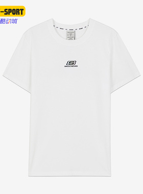 Skechers/斯凯奇正品夏季男女舒适潮流短袖薄款运动T恤 L222U108