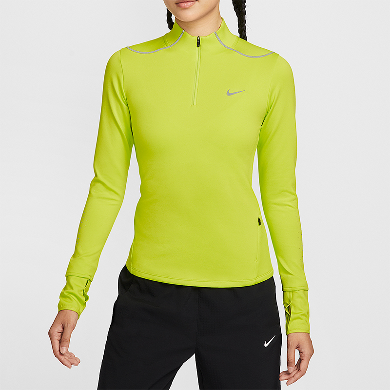 Nike/耐克正品Swift Therma-FIT女士运动跑步反光上衣HV2945-389