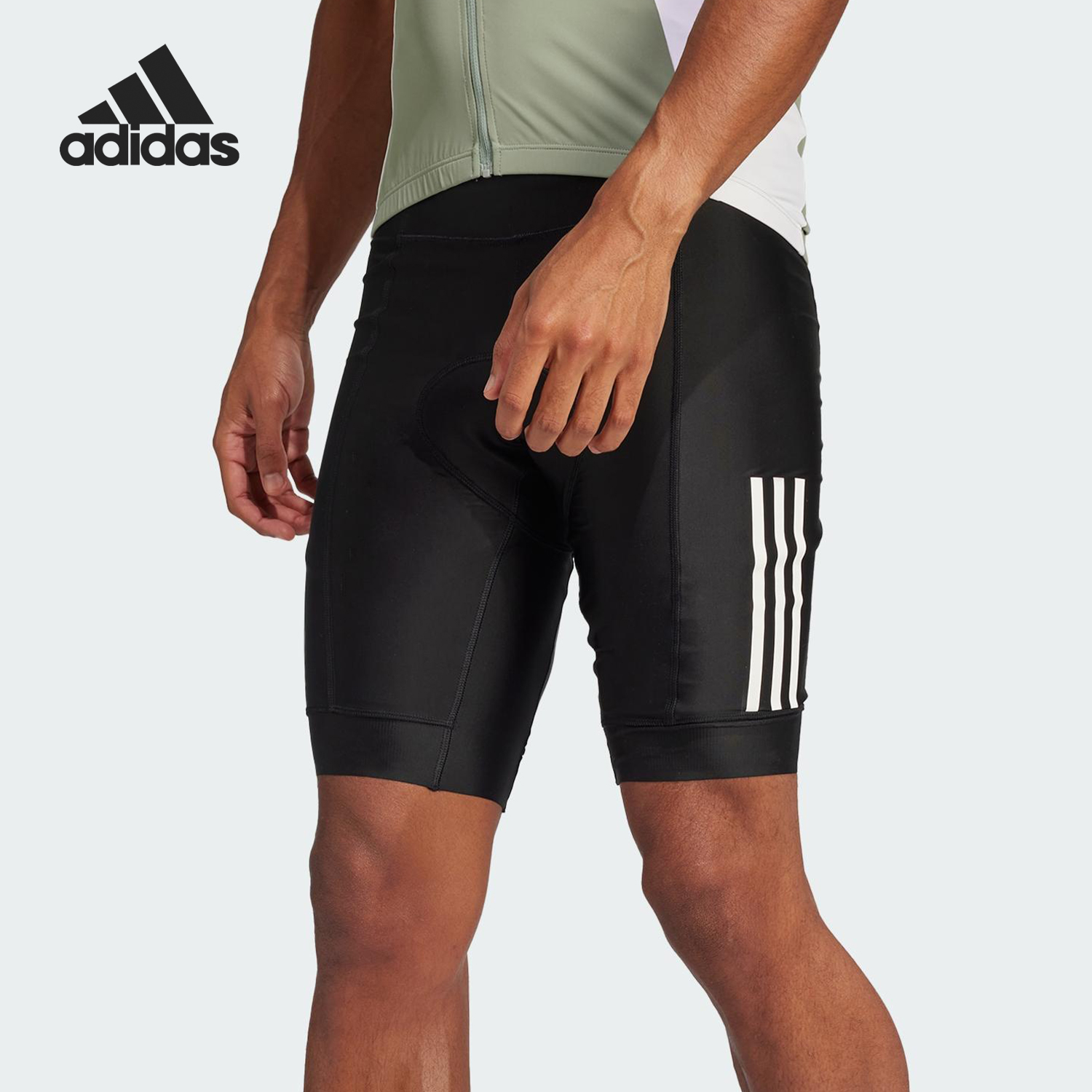 Adidas/阿迪达斯官方正品ESS SHORT M男士骑行紧身运动短裤JD9150