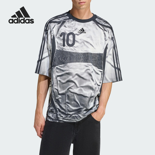 Adidas/阿迪达斯官方正品ADILENIUM男士圆领宽松耐穿短袖KF8523