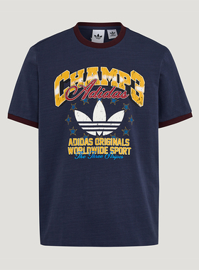 Adidas/阿迪达斯正品三叶草RINGERT-SHIRT新款经典短袖T恤LE7356
