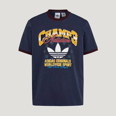 Adidas/阿迪达斯正品三叶草RINGERT-SHIRT新款经典短袖T恤LE7356