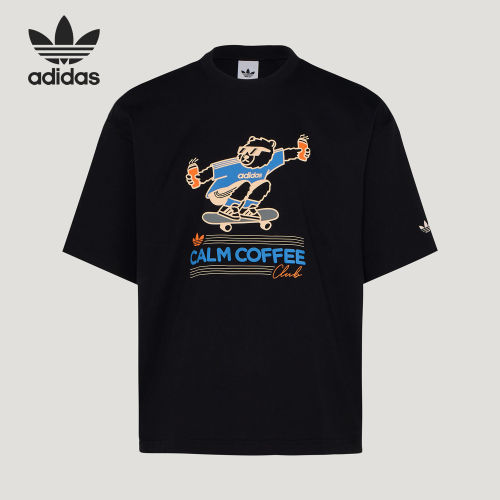 Adidas/阿迪达斯官方正品三叶草GFXT-SHIRTS新款短袖T恤KY5739
