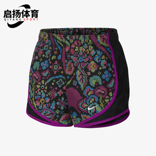Nike/耐克正品新款女跑步训练印花宽松涤纶短裤BV2915-010