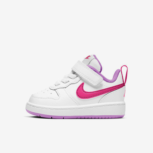 Nike/耐克正品魔术贴休闲运动鞋新款婴童经典低帮板鞋BQ5453-111