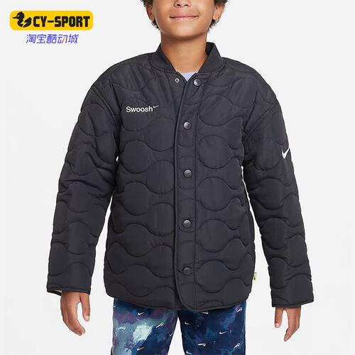 Nike/耐克正品冬季新款大童休闲保暖加厚耐磨运动棉服 FD9290-060