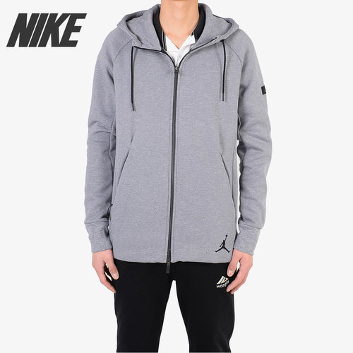 Nike/耐克正品JORDAN男子加绒篮球针织连帽夹克外套 809473