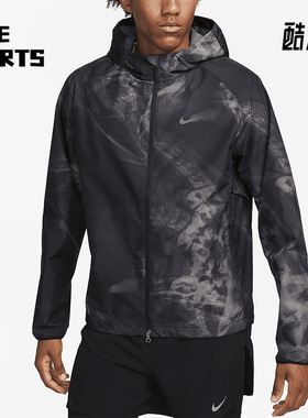 Nike/耐克正品男士Logo徽标印花连帽经典休闲夹克外套FB8550-010