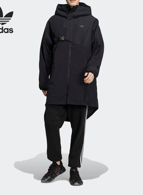 Adidas/阿迪达斯正品三叶草男子工装连帽运动风衣外套 HE6622