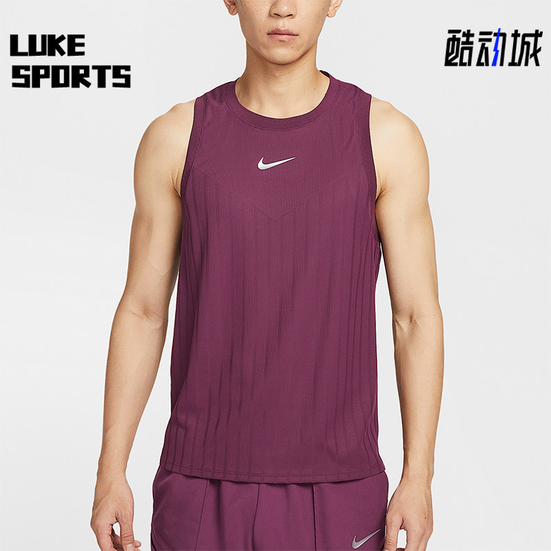 Nike/耐克正品Dri-FIT男士训练网球复古无袖T恤背心HM6725-611