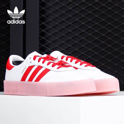 阿迪达斯女子经典低帮运动厚底鞋
