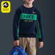 .Net幼童套头加绒圆领刺绣针织休闲卫衣IO6118 Nike 耐克正品 410