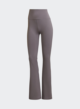 Adidas/阿迪达斯正品新款女士经典运动瑜伽针织紧身喇叭裤HK6547