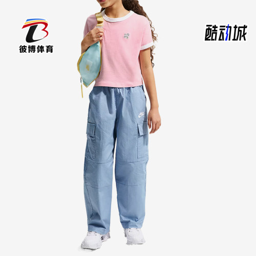 Nike/耐克正品大童轻盈柔软时尚透气圆领短袖T恤IR4948-690