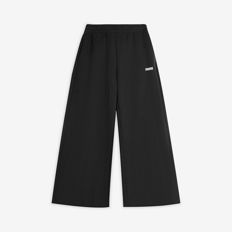 Puma/彪马正品2025秋季款男女宽松运动针织透气长裤692897-01