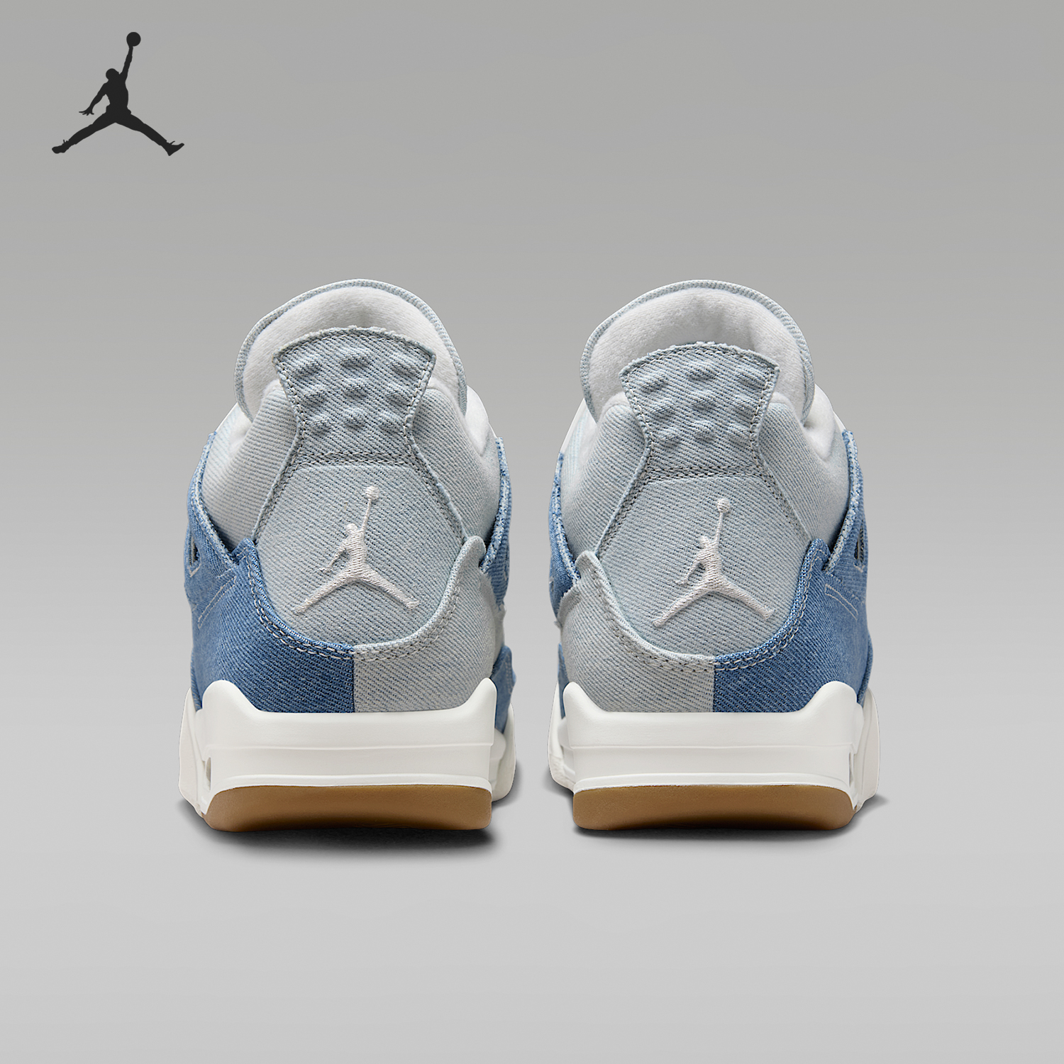 Nike/耐克正品JORDAN女士气垫减震中帮牛仔篮球鞋IB6716-100