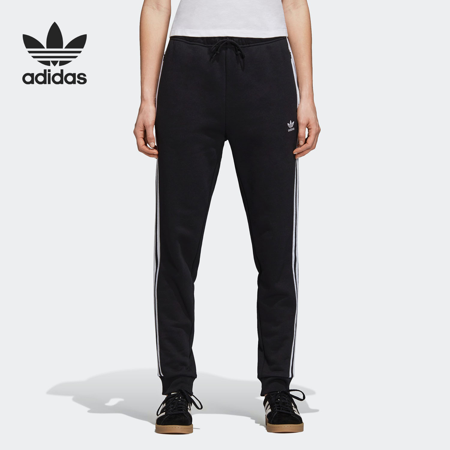 Adidas/阿迪达斯正品 三叶草 REGULAR TP CUFF女子运动裤 DH3123