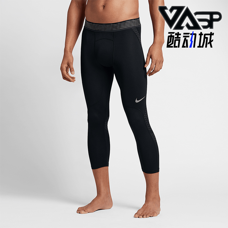 Nike/耐克正品休闲2024新款男士训练紧身运动七分裤828164-010