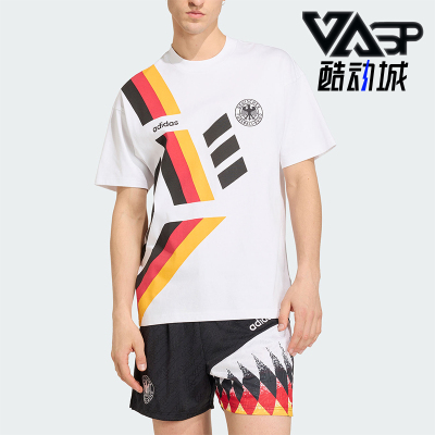 Adidas/阿迪达斯正品GERMANY T-SHIRT男士经典复古短袖T恤KE0086