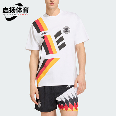 Adidas/阿迪达斯正品GERMANY T-SHIRT男士经典复古短袖T恤KE0086