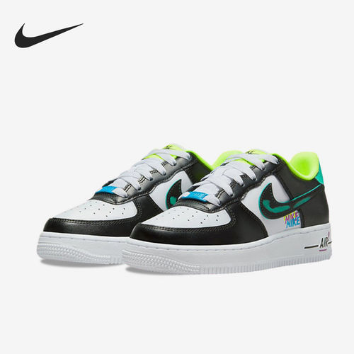 Nike耐克正品Air Force 1 Graffiti大童舒适百搭板鞋DX3349-100
