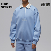 JORDAN女士休闲翻领套头加绒运动卫衣IF0997 Nike 耐克正品 422
