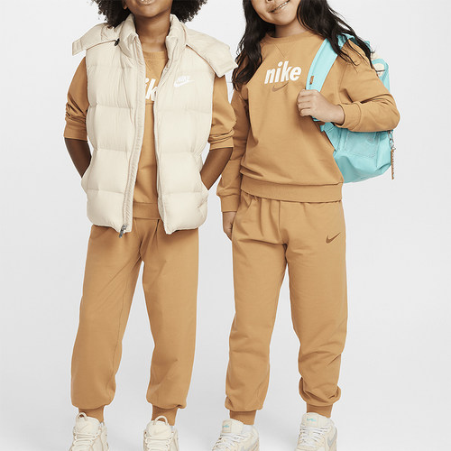 耐克小童针织透气卫衣长裤套装