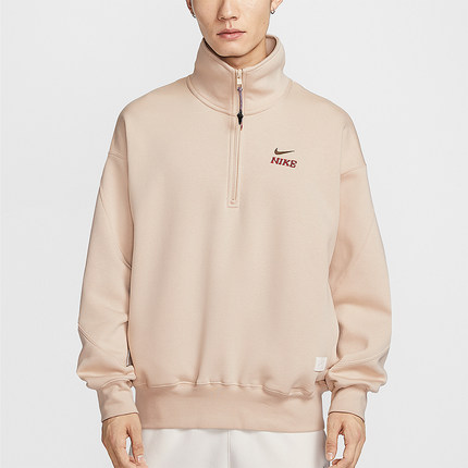 Nike/耐克正品2025冬季款男士日常立领套头半拉链卫衣IQ3708-126