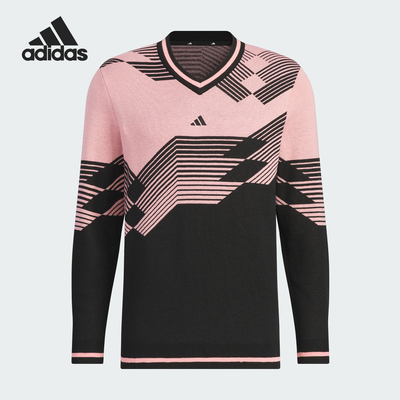 Adidas/阿迪达斯正品新款男士高尔夫针织运动套头衫IM7245