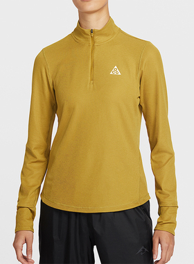 Nike/耐克正品ACG Dri-FIT女士立领简约运动越野跑T恤IO9648-322