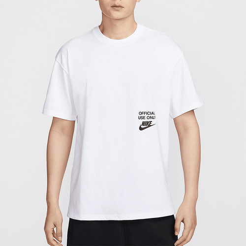 Nike/耐克正品Sportswear男士宽松休闲经典日常印花T恤HJ0775-100
