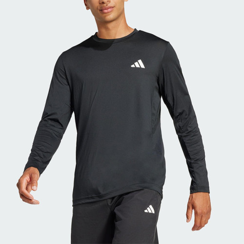 Adidas/阿迪达斯正品2025春夏款男士训练经典套头运动长袖JC7715