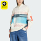 运动宽松套头衫 三叶草女士时尚 卫衣JW0148 阿迪达斯正品 Adidas